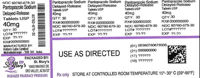 679 (Pantoprazole 60760 679 30)